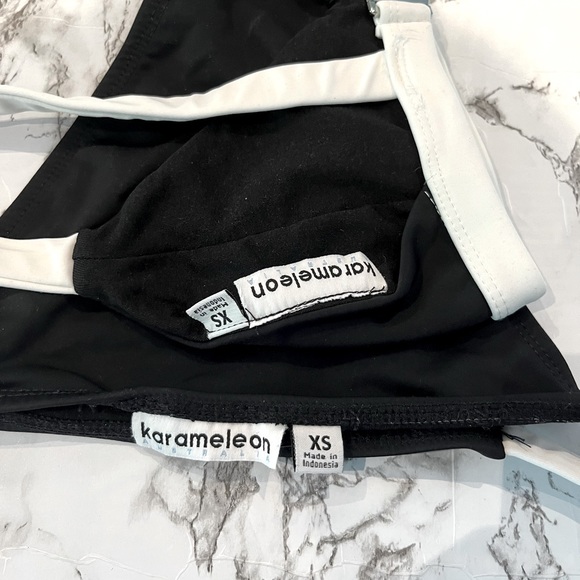 Karameleon Black and White "Mono" Bikini - Picture 8 of 9